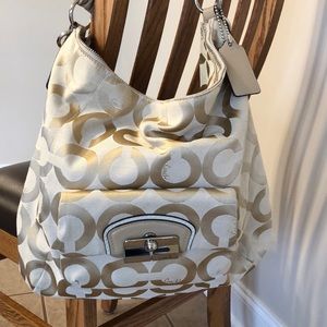 Coach large size Kristen hobo bag